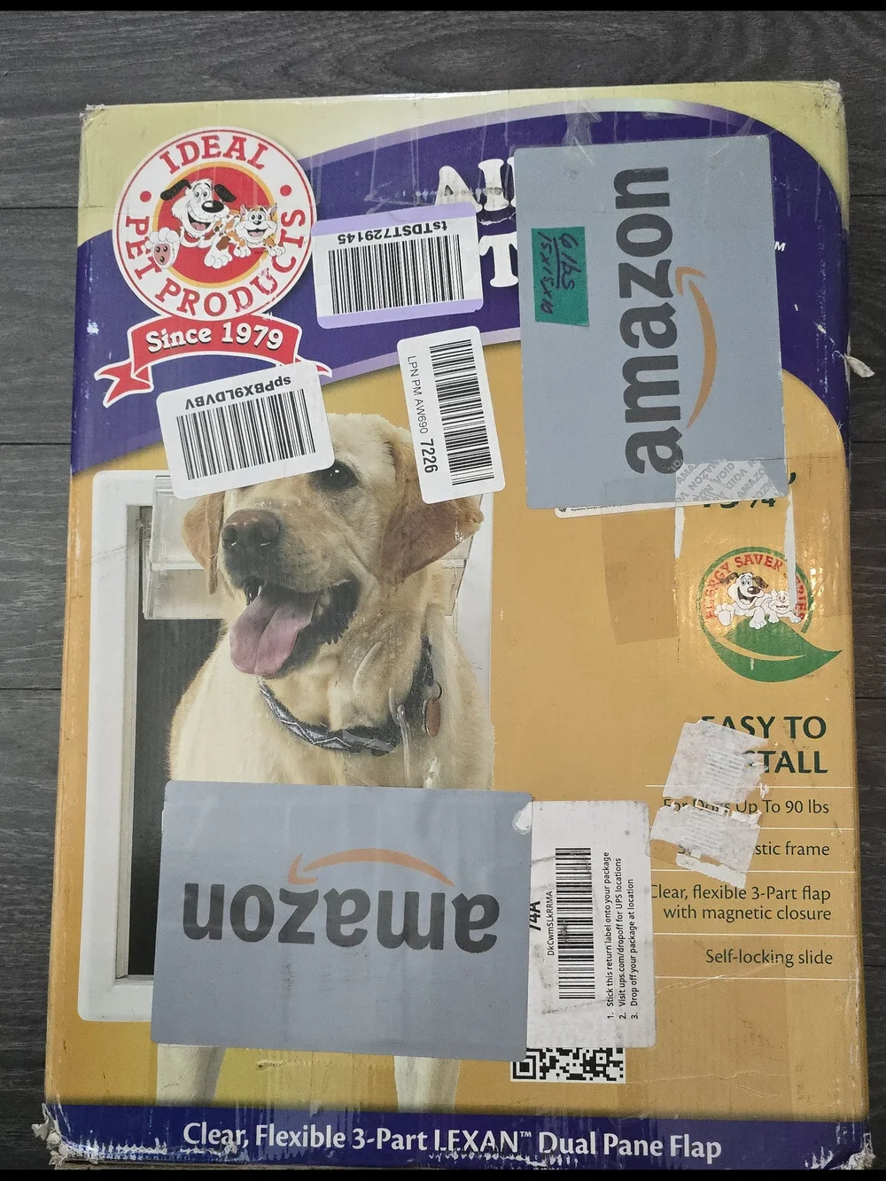 Ideal Pet Products Airseal Pet Door Large Flap Size 10 1/4